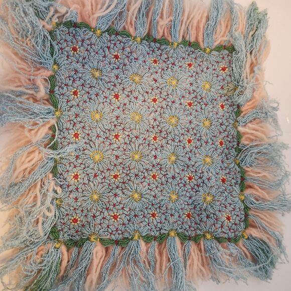 Vintage Crocheted Doily 15x15 - Picture 4 of 4